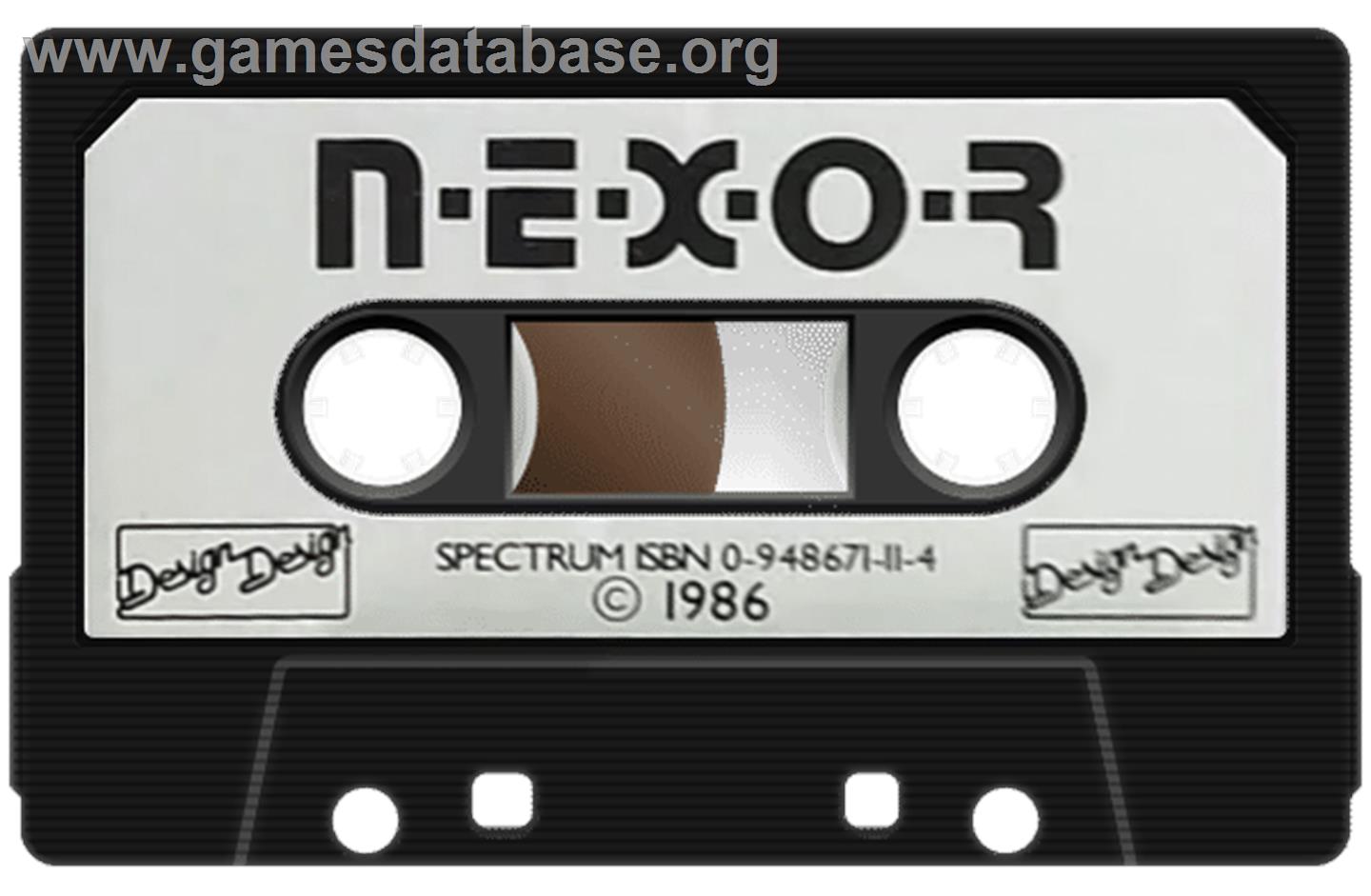 N.E.X.O.R. - Sinclair ZX Spectrum - Artwork - Cartridge